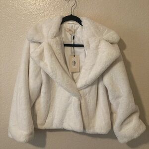 Elan White Teddy Jacket